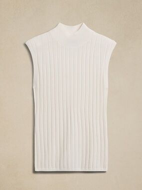 Banana Republic Merino Wool Mockneck Tank